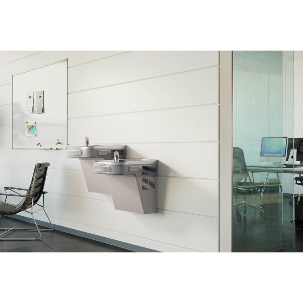 Versatile Cooler Wall Mount Bi-Level ADA Non-Filtered, Non-Refrigerated Light Gray Granite