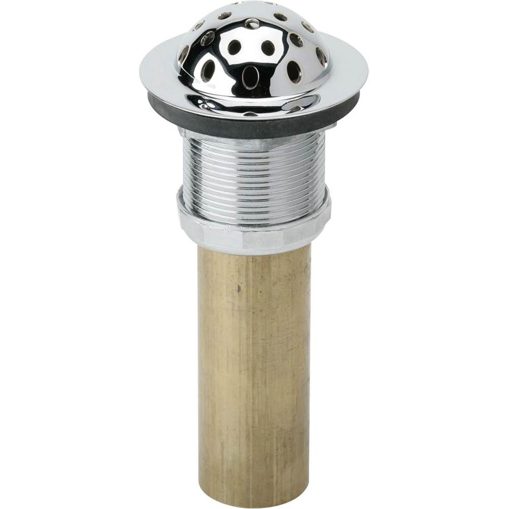 Elkay - 2'' Drain Fitting Chrome Plated Brass Beehive Strainer - Chrome