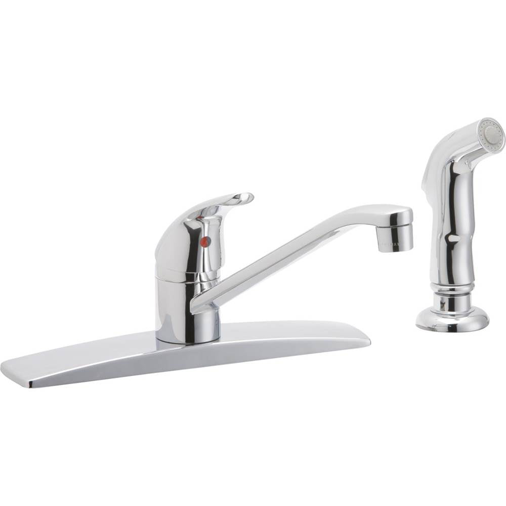 Elkay - FAUCET W/ SIDE SPRAY - LEAD FREE - Chrome