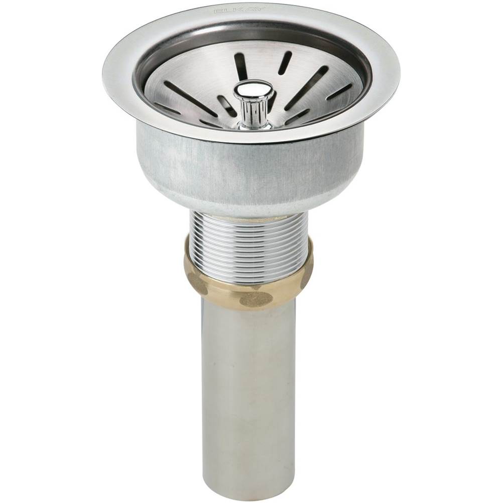 Elkay - 3-1/2'' Drain Fitting Type 304 Stainless Steel Body - Polished Stainless Steel