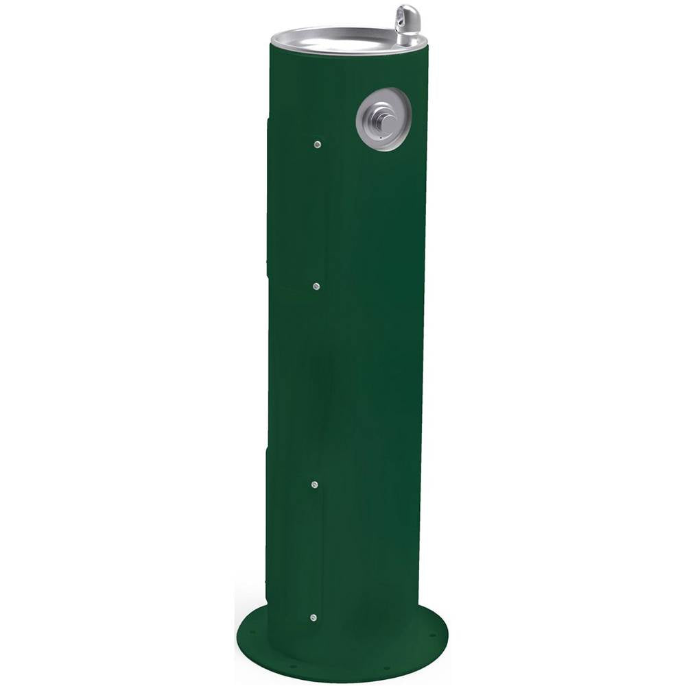 Elkay - Outdoor Fountain Pedestal Non-Filtered, Non-Refrigerated Freeze Resistant Evergreen - Evergreen