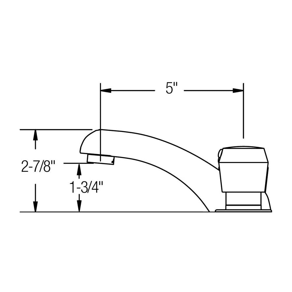 FAUCET MTRD DECK MNTD -8