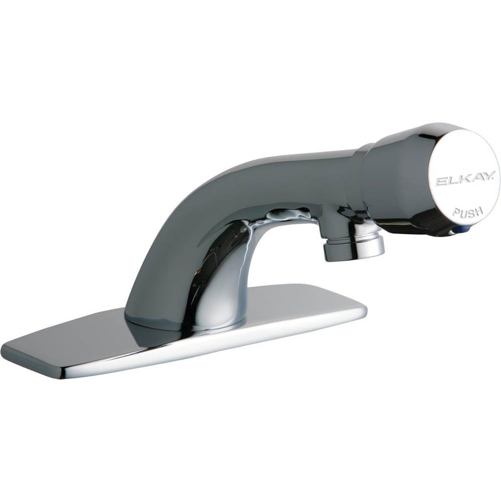 Elkay - FAUCET MTRD DECK MNTD SNGL W/ COVER - Chrome