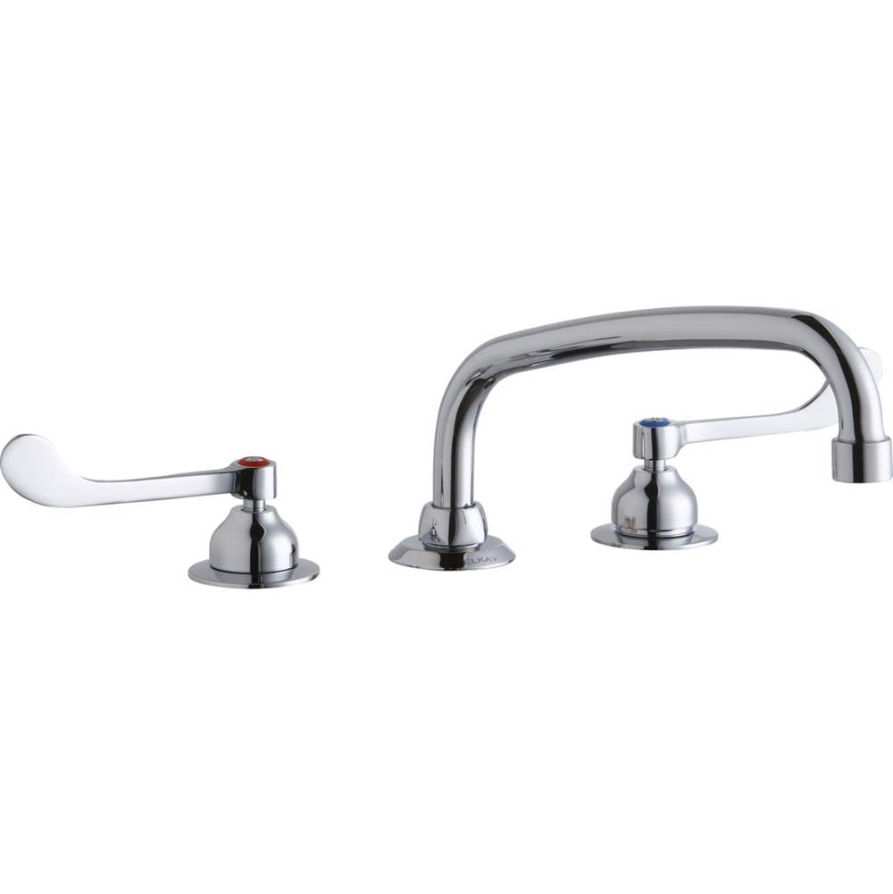 Elkay - DECK MNT WS, AT 10IN SPT, 1PC WRIST BLD HNDL, 6IN - Chrome