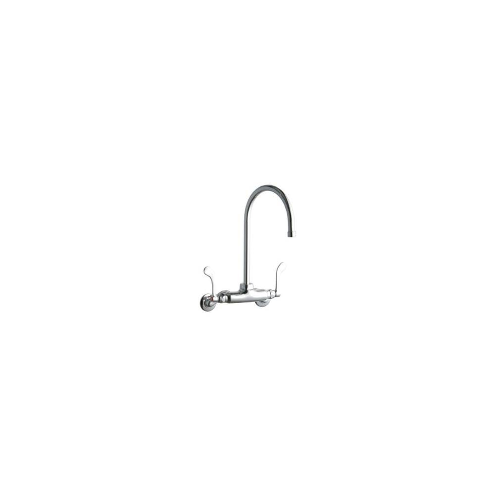Elkay - WALL MNT 4IN, GN 8IN SPT, 1PC WRIST BLD HNDL, 4IN, 2IN HW - Chrome