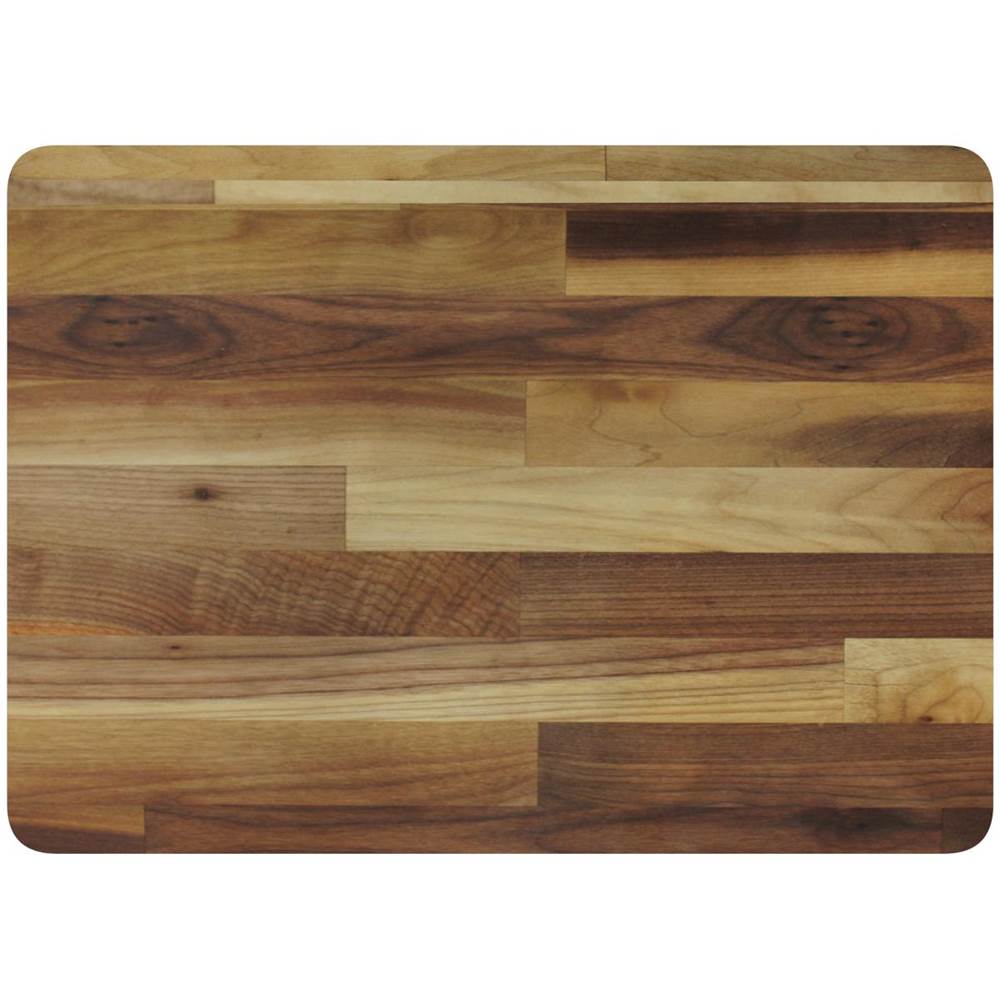 Hardwood 12-1/2'' x 17-3/8'' x 1-1/2'' Cutting Board