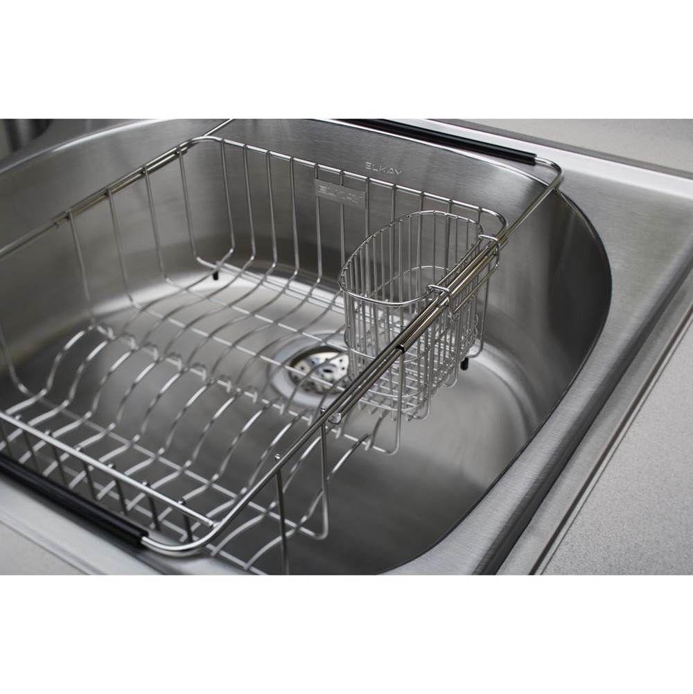 Stainless Steel 15-3/8'' x 12-3/8'' x 5-7/16'' Rinsing Basket