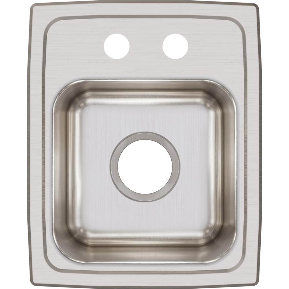 18 Gauge Stainless Steel 13'' x 16'' x 7.625'' Single Bowl Drop-in Kitchen Sink