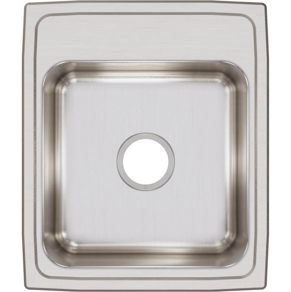 18 Gauge Stainless Steel 17'' x 20'' x 7.625'' Single Bowl Drop-in Kitchen Sink