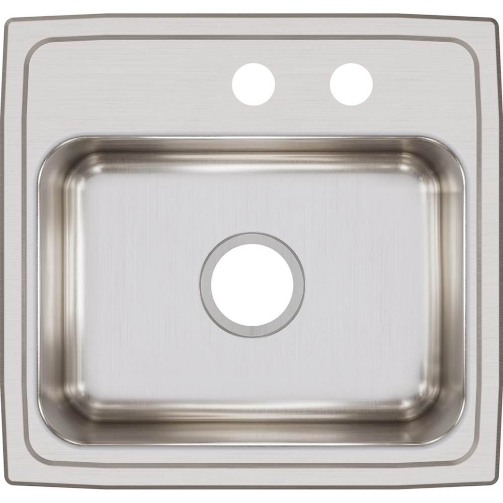 18 Gauge Stainless Steel 19'' x 18'' x 7.625'' Single Bowl Drop-in Kitchen Sink
