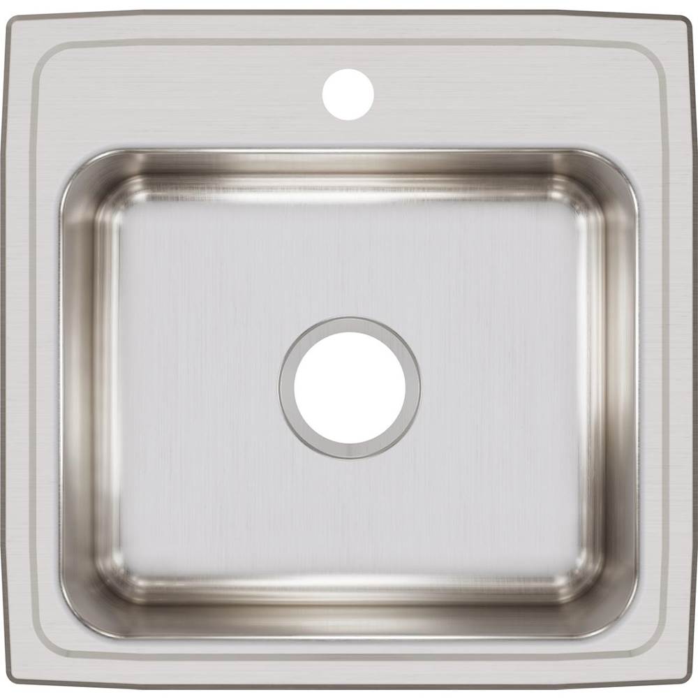 18 Gauge Stainless Steel 19.5'' x 19'' x 7.5'' Single Bowl Drop-in Kitchen Sink