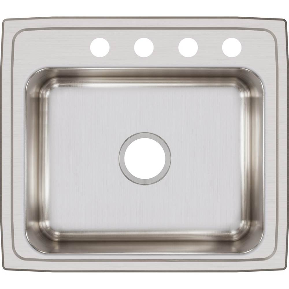 18 Gauge Stainless Steel 22'' x 19.5'' x 7.625'' Single Bowl Drop-in Kitchen Sink