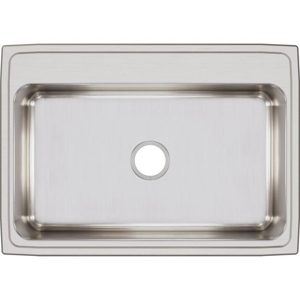 18 Gauge Stainless Steel 31'' x 22'' x 7.625'' Single Bowl Drop-in Kitchen Sink