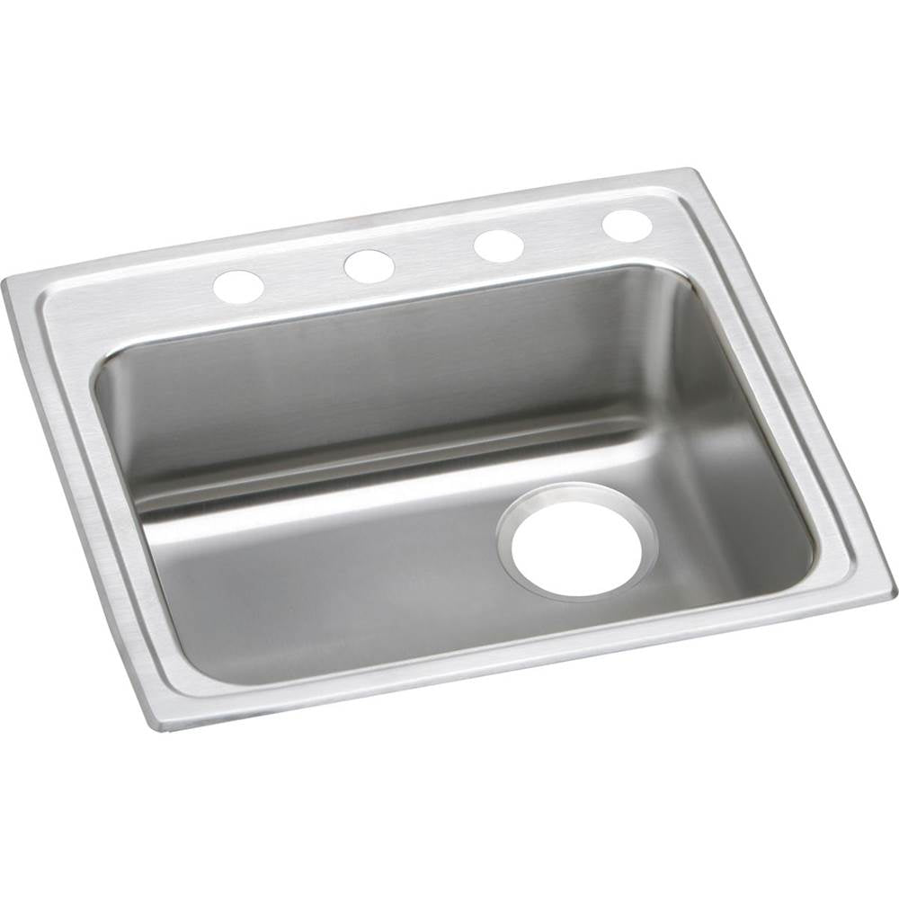 Elkay - 18 Gauge Stainless Steel 25'' x 21.25'' x 5.5'' Single Bowl Drop-in Kitchen Sink - Lustrous Satin