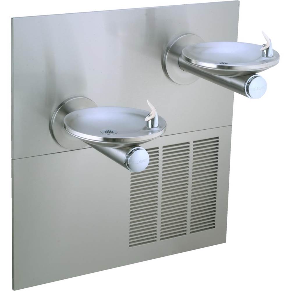 Elkay - SwirlFlo Fountain Bi-Level Reverse ADA Filtered Refrigerated, Stainless - Stainless Steel