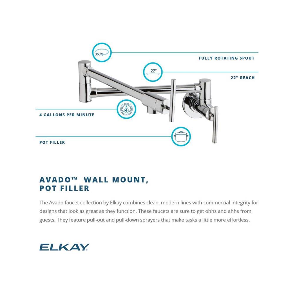 Modern Pot Filler - BK