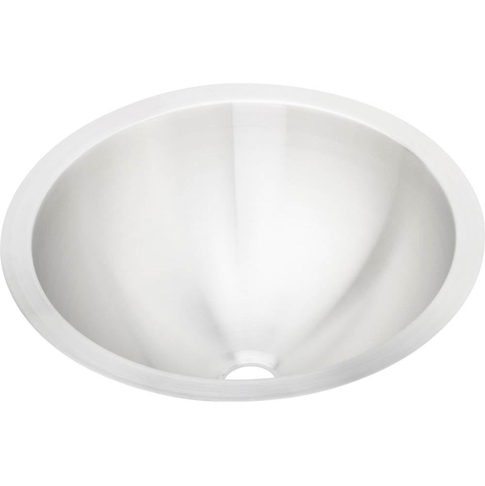 Elkay - 18 Gauge Stainless Steel 11.375'' x 11.375'' x 4.75'' Single Bowl Drop-in Bathroom Sink - Lustrous Satin