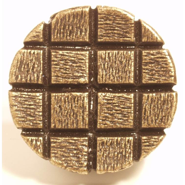 Emenee - Textured Checkerboard Circle 1-1/4''