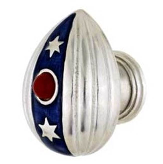 Emenee - Faberge Easter Egg Pendant Knob, Royal Silver - Royal Silver
