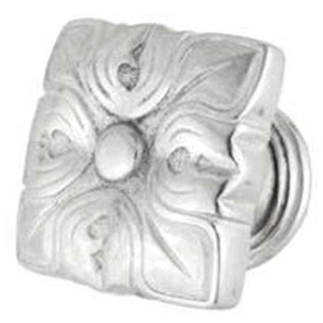 Emenee - Faberge Imperial Pelican Egg Stand Knob, Royal Silver - Royal Silver