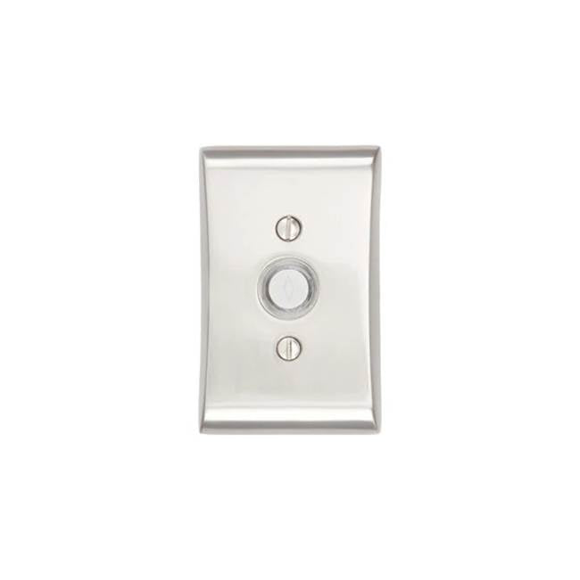 Emtek - Brass Doorbell, Neos Rosette, US15 - Satin Nickel
