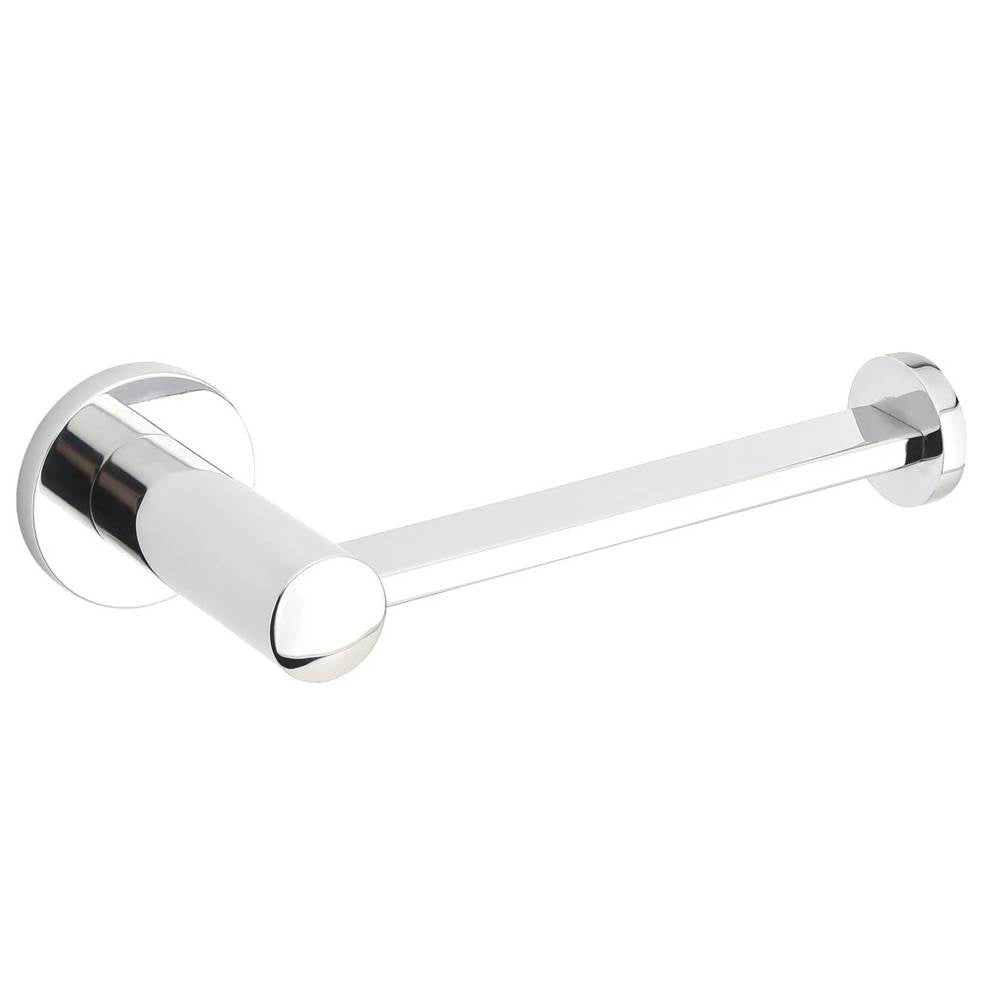 Emtek - Brass Modern TP Hldr, Small Disk Rosette, US26 - Polished Chrome