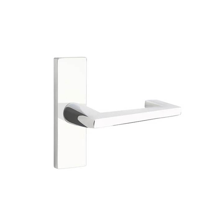 Emtek - Dummy, Single Sided, Stretto 1.5x5, Argos Lever, RH, US26 - Polished Chrome