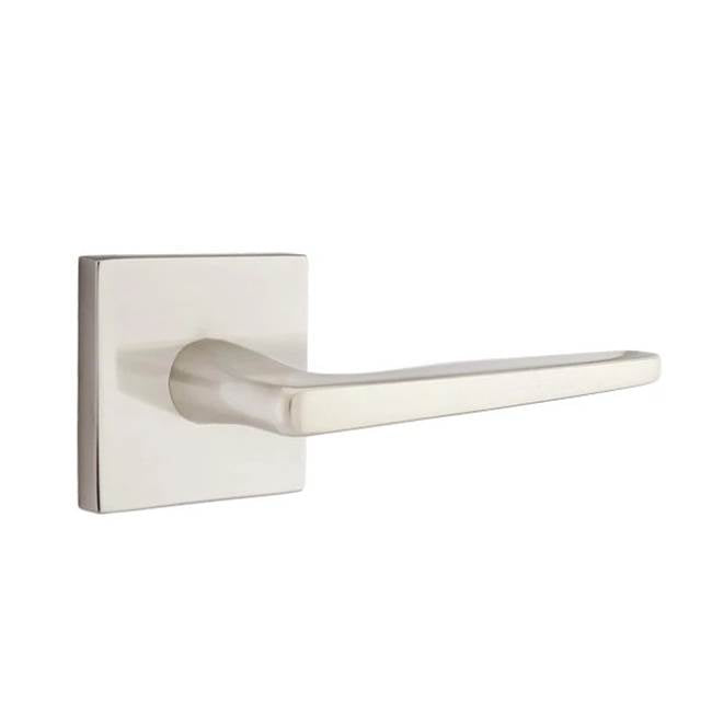 Emtek - Dummy, Square Rosette, Hermes Lever, US15 - Satin Nickel