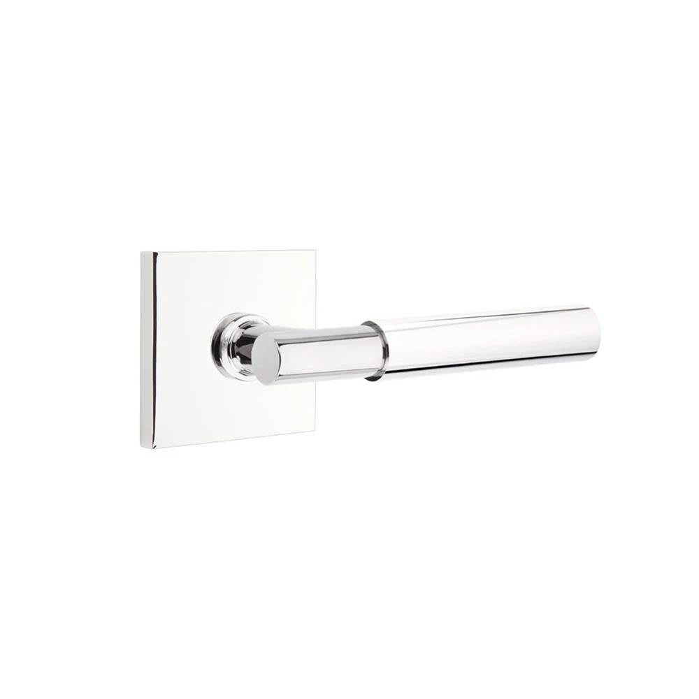 Emtek - Select Dummy, Square Rosette US26, T-Bar Stem US26, Smooth Handle US26 - Polished Chrome