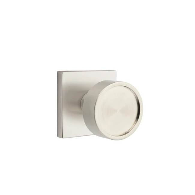 Emtek - Dummy, Square Rosette, Verve Knob, US15 - Satin Nickel