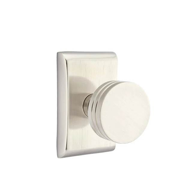 Emtek - Passage, Neos Rosette, Bern Knob, US15 - Satin Nickel
