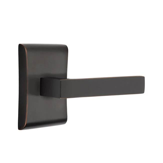 Emtek - Privacy, Neos Rosette, Dumont Lever, RH, US10B - Oil Rubbed Bronze