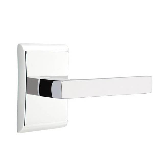 Emtek - Passage, Neos Rosette, Dumont Lever, RH, US26 - Polished Chrome
