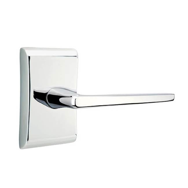 Emtek - Dummy, Neos Rosette, Hermes Lever, US26 - Polished Chrome