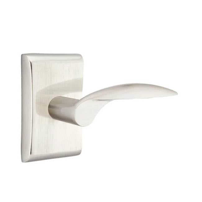 Emtek - Privacy, Neos Rosette, Mercury Lever, LH, US15 - Satin Nickel