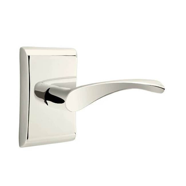 Emtek - Passage, Neos Rosette, Triton Lever, RH, US14 - Polished Nickel
