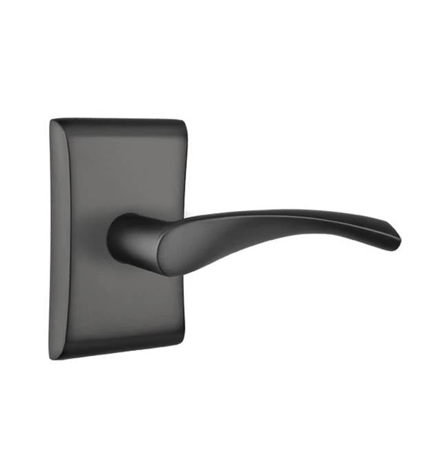 Emtek - Privacy, Neos Rosette, Triton Lever, RH, US19 - Flat Black