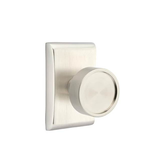 Emtek - Passage, Neos Rosette, Verve Knob, US15 - Satin Nickel