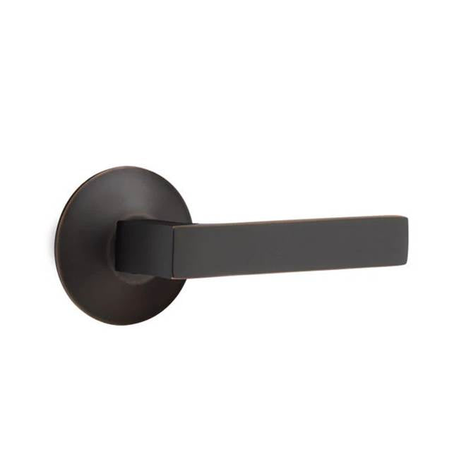 Emtek - Passage, Modern Rosette, Dumont Lever, RH, US10B - Oil Rubbed Bronze
