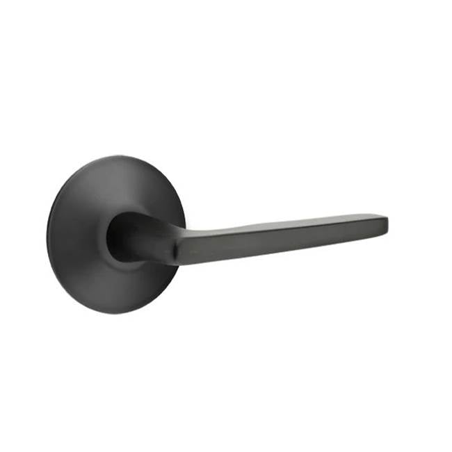 Emtek - Privacy, Modern Rosette, Hermes Lever, RH, US19 - Flat Black