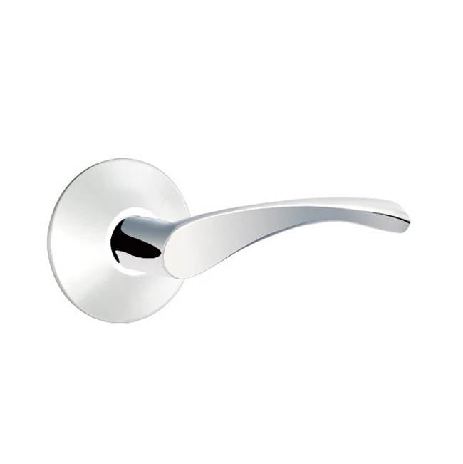 Emtek - Privacy, Modern Rosette, Triton Lever, LH, US26 - Polished Chrome