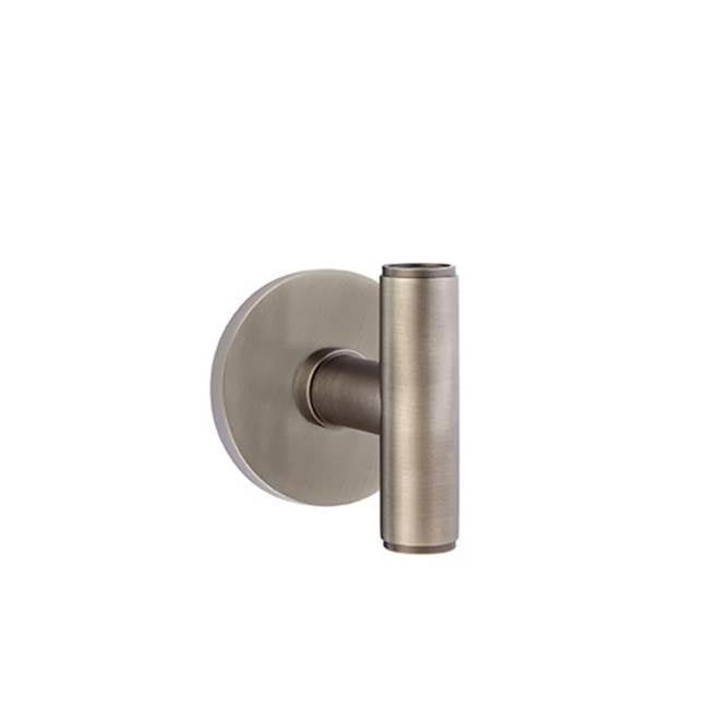 Emtek - Concealed, Privacy, Disk Rosette, The Ace Knob, US15A - Pewter