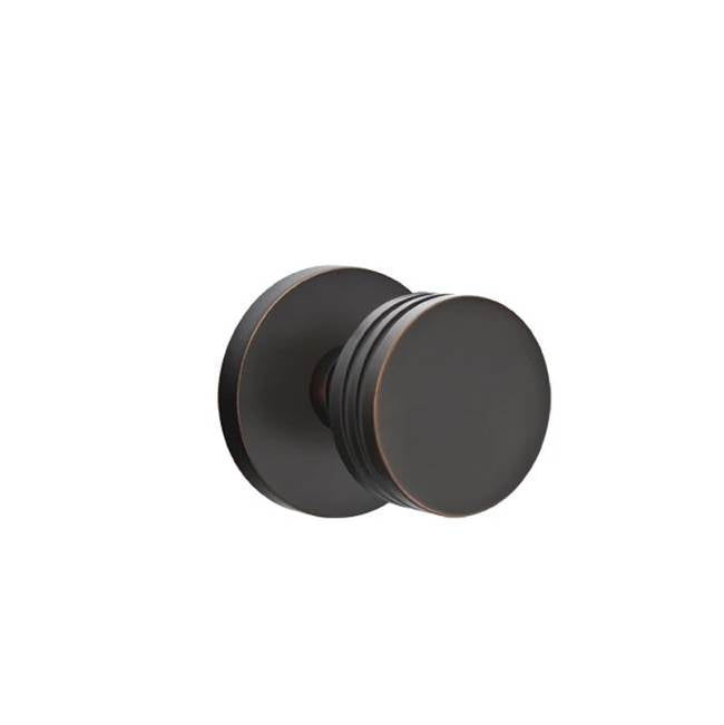 Emtek - Dummy, Disk Rosette, Bern Knob, US10B - Oil Rubbed Bronze