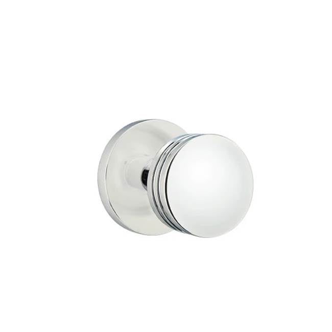 Emtek - Privacy, Disk Rosette, Bern Knob, US26 - Polished Chrome