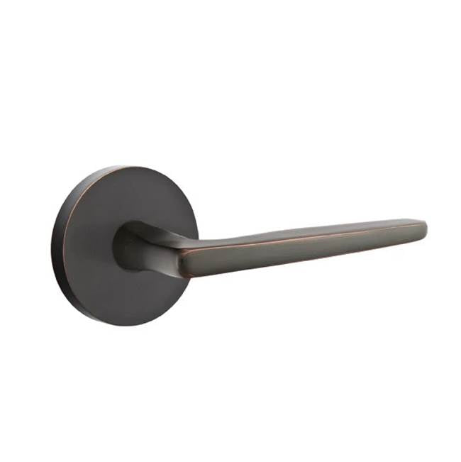 Emtek - Dummy, Disk Rosette, Hermes Lever, US10B - Oil Rubbed Bronze