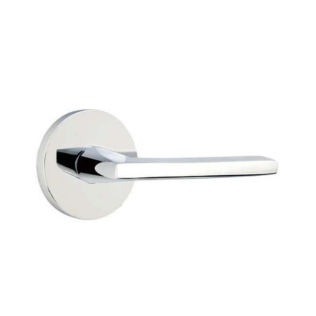 Emtek - Concealed, Passage, Disk Rosette, Helios Lever, US26 - Polished Chrome
