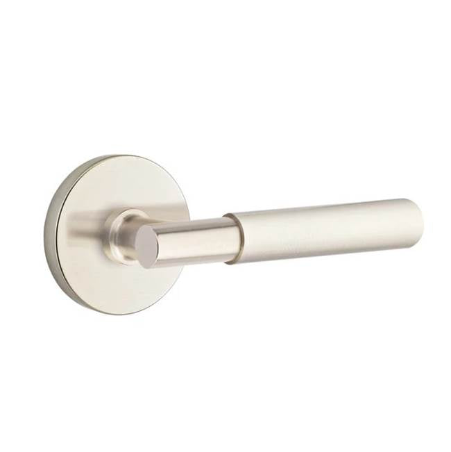 Emtek - Concealed, Privacy, Disk Rosette, Myles Lever, US15 - Satin Nickel