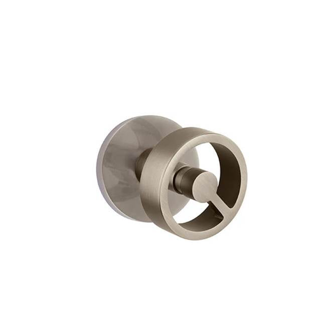 Emtek - Privacy, Disk Rosette, Spoke Knob, RH, US15A - Pewter