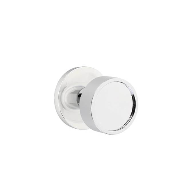 Emtek - Privacy, Disk Rosette, Verve Knob, US26 - Polished Chrome
