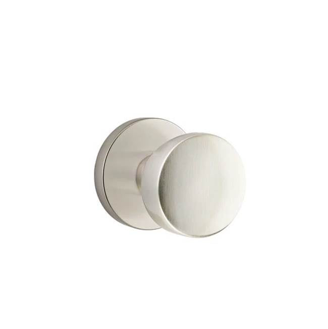 Emtek - Passage, Disk Rosette, Laurent Round Knob, US15 - Satin Nickel